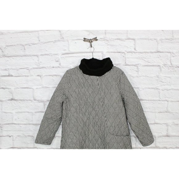 Ejoy Net Plaid Checkered Turtleneck Quilted Pullover Sweater Dress 3XL - Picture 2 of 11